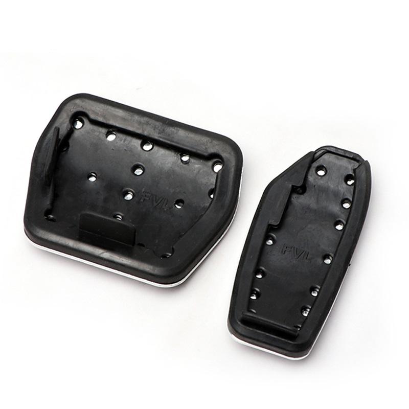 For Nissan X-trail e-POWER T33 Rogue 2022 Accessories Brake Accelerator Pedal Cover Anti-skid Pad Aluminum Alloy Rubber