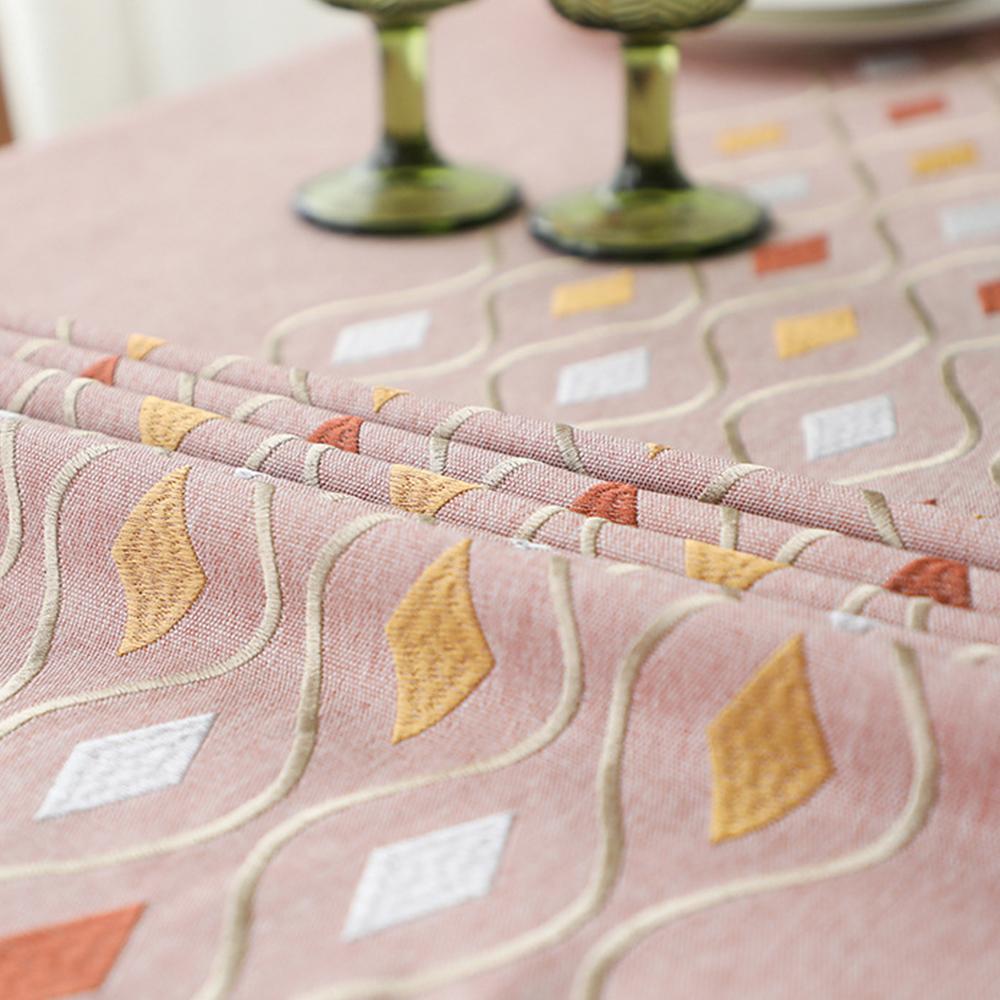 Table Cloth With Tassels Elegant Rectangular Tablecloths Wedding Korean Style Coffee Cotton Linen Table Cover For Dining Table