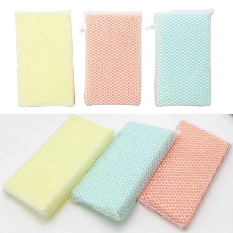 Nová miska na nádobí Houbička na drhnutí Čisticí podložky 3 ks