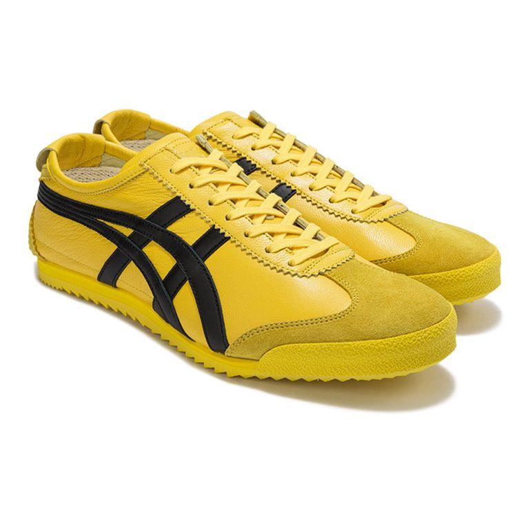 ONITSUKA TIGER Mexico 66 Deluxe Kill Bill - žlutá mezipodešev 2023 Unisex tenisky Tai-Chi-Yellow Černá 1181A436-750