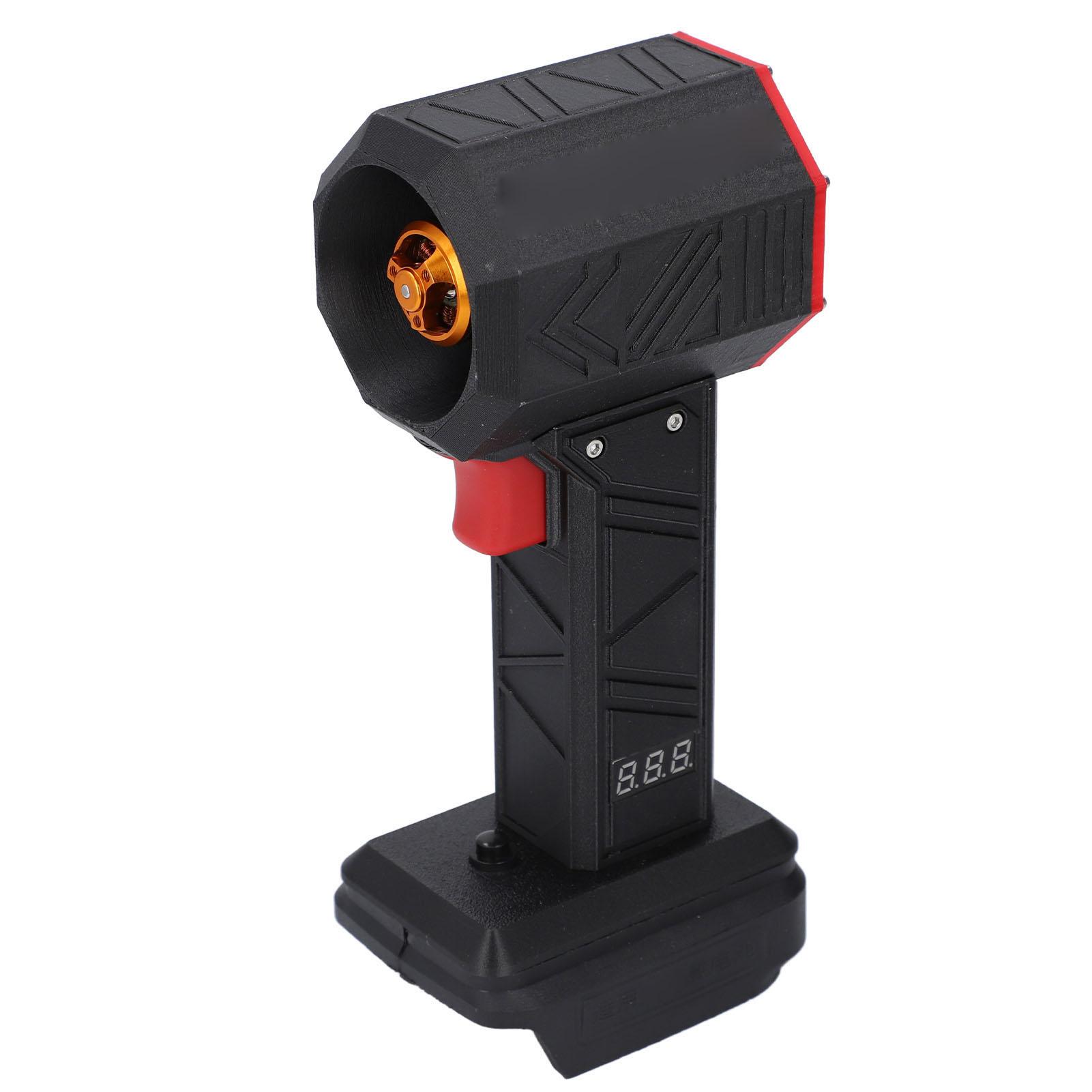 

50mm Jet Fan 1KG Thrust Cordless Air Blower Duster for BL1830 BL1830B BL1840 16.8‑21V Battery Real Time Voltage Display