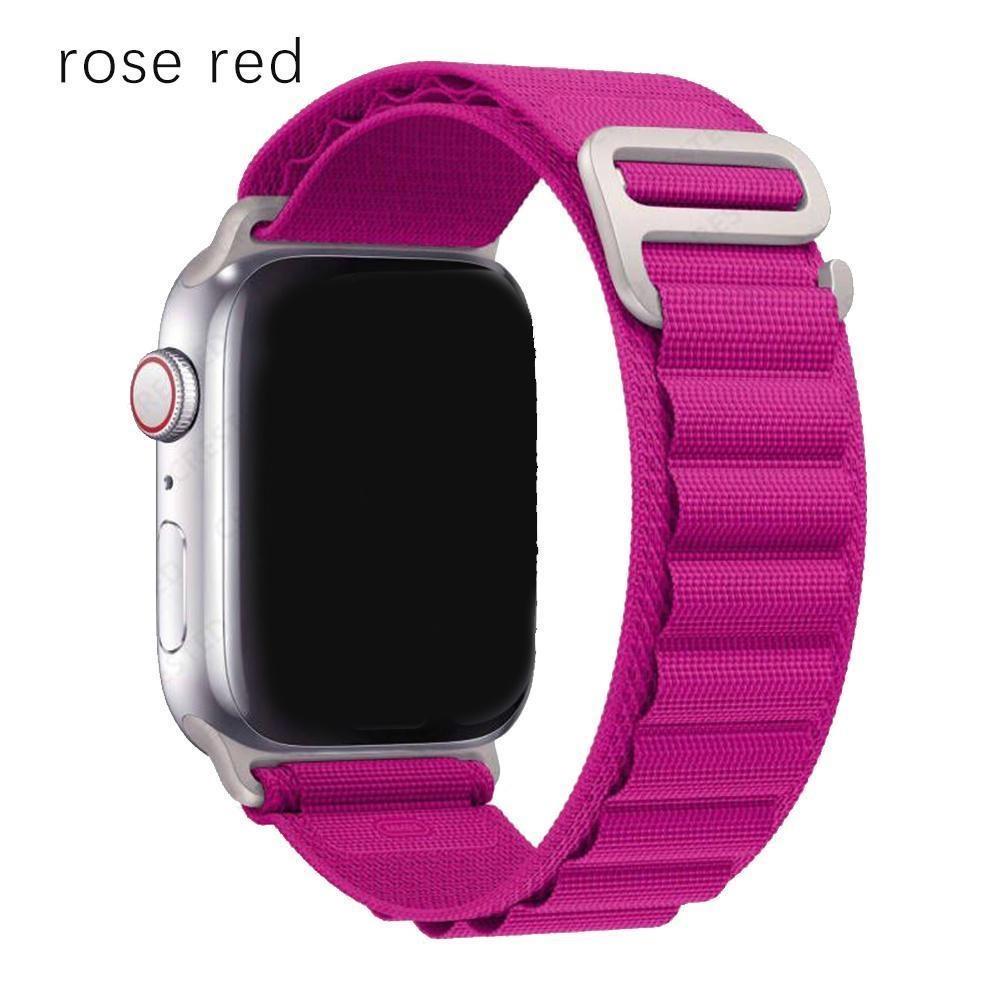 Alpine Loop Band for Apple Watch Ultra 2/Ultra 49mm 45mm 41mm 44mm 40mm 42mm Sport Nylon Outdool Breathable Strap for iWatch Series 9 8 7 SE 6 5 4 3