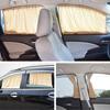 2Pcs Universal Car Side Window UV Protection Curtain Sun Shade Vehicle Slidable Retractable Window Shield for Sedan SUV 2024 New