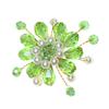 Retro Crystal Flower Hairpin & Corsage for DIY Hanfu Accessories
