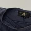 RRL Navy Cotton Thermal Long-sleeved T-shirt Tops M NavyUsed