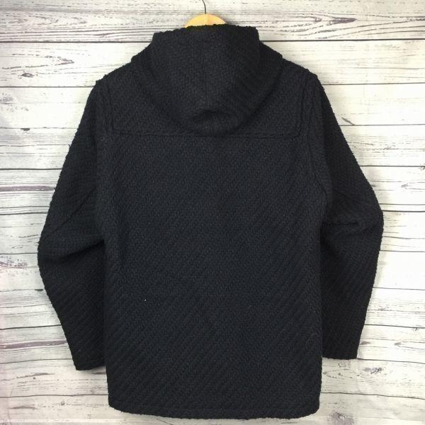 Town Craft Vlnený pletený duffle kabát Vonkajší pánsky M Námornícka modrá Krátky 90.-00. roky Vintage(POUŽITÉ)