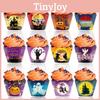 Border Halloween Cake Set With Paper Material For Venue And Decorations Party