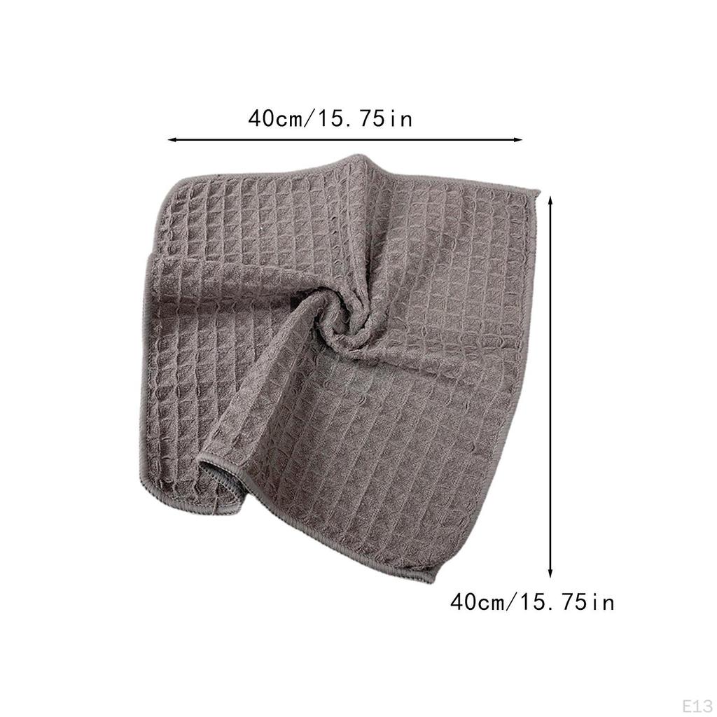 Microfiber Cleaning Cloth Car Wash Washable Soft Washing Dishes Square Dish Towel