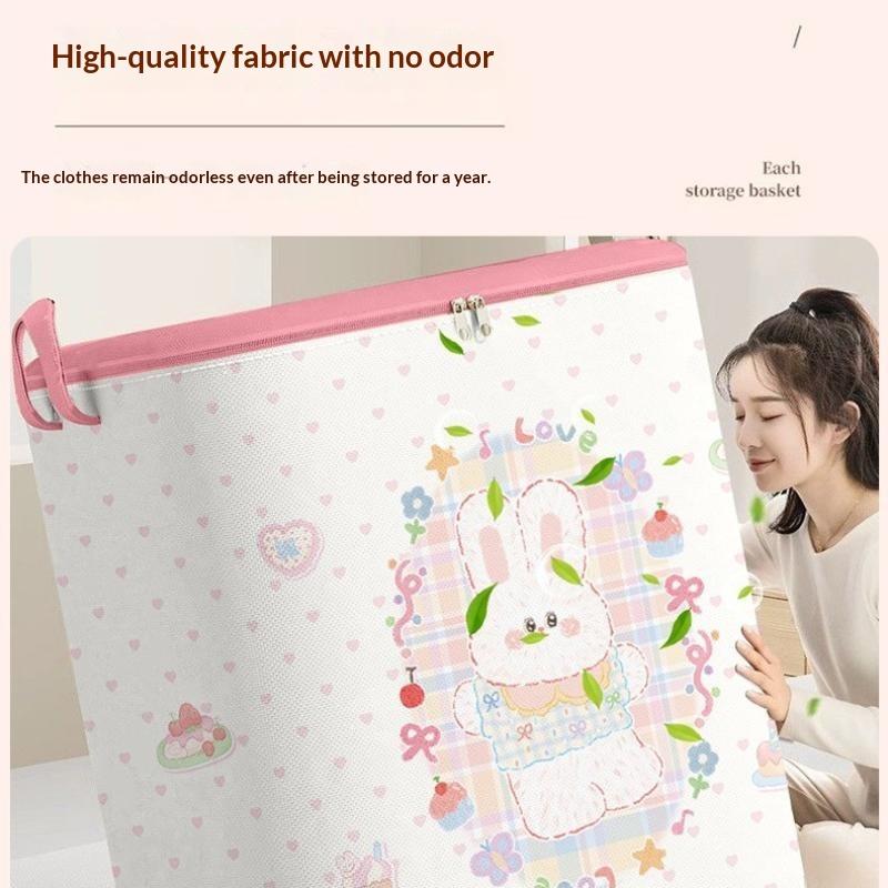 With Handles Quilt Clothes Storage Bag Large Capacity Storage Containers Clothes Storage Bins Dustproof Clothes Organizer