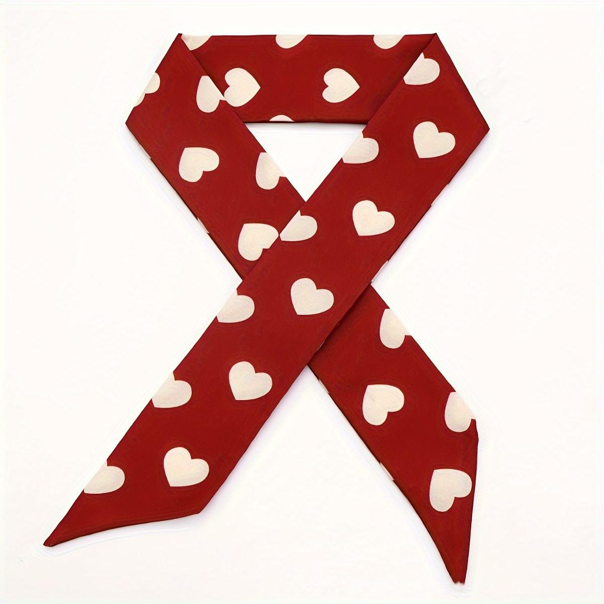 

Romantic Red Heart-shaped Printed Headband, Suitable for Women, Perfect for Valentine s Day Accessories