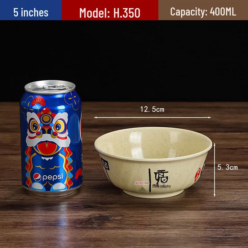 

Melamine Chinese Noodle Bowls, 10-Pack