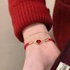 Galvanisiertes Gold Damen Perlen Simuliertes Gold Gebrochenes Gold Armband, Sandgold Erbschaft Gebrochenes Silber Wenige Tael Wind Armbänder
