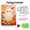 Halloween Pearl Painting Art Kit Cute Ghost Sunflower Pumpkin Handmade Diy Home Decorations