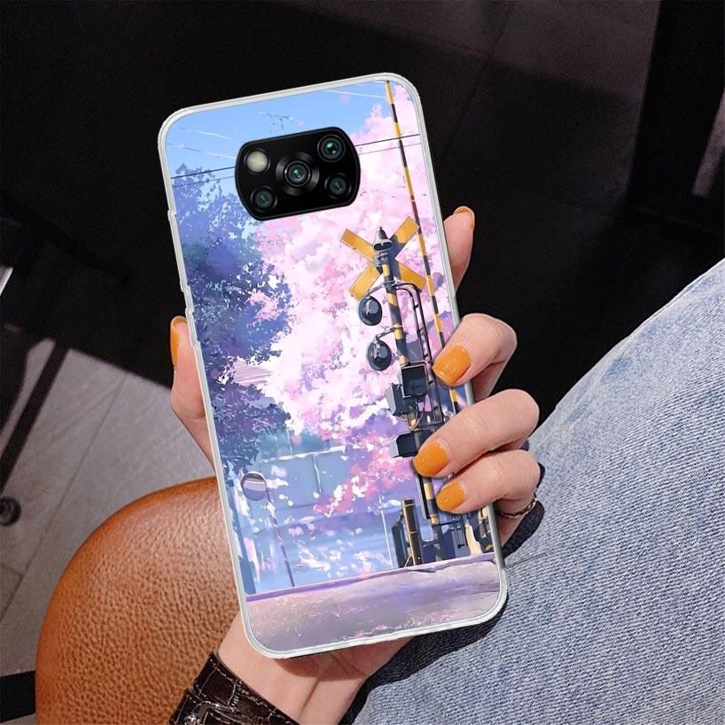 Anime Aesthetic Scenery Phnoe Case for Xiaomi Poco X5 X6 X7 Pro X4 Gt F7 Ultra M8 M7 Redmi 15C 15 13C 13 12C 12 Unique Cover Coq