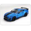 Large Size 1/18 Ford Mustang Shelby GT500 Alloy Sports Car Model Diecasts Metal Racing Car Model Sound and Light Toys Gifts