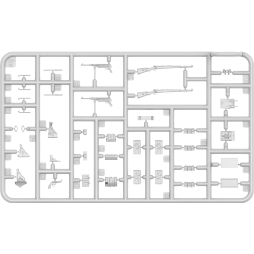Miniart 1/35 Scale German Elite Riflemen (4-Piece Set) Plastic Model Kit MA35467