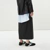 LESS 2025 Spring Straight Casual Long Skirt
