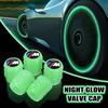 4 szt. Świecące Dekoracyjne Pyłoszczelne Nakrętki na Wentylki Opon Samochodowych Akcesorium Anto Dla E90 E60 E46 E39 F30 F10 E87 X3 X4 X5 X1 G30 G20