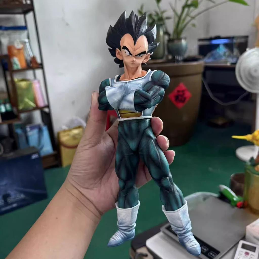 Dragon Ball Gk Statue Figure Super Saiyan Vegeta Standing Position Figure Popular Cartoon Character Statue Desktop Decoration