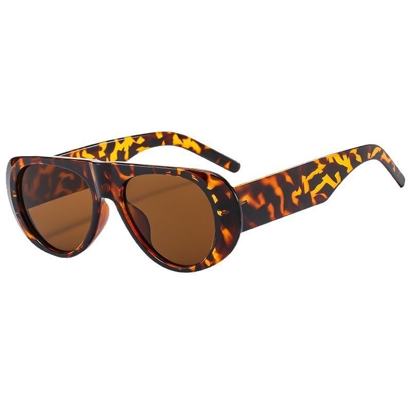 Lunettes de soleil surdimensionnées de marque de luxe vintage designer pour femmes et hommes, verres de soleil populaires punk coupe-vent à grande monture, UV400