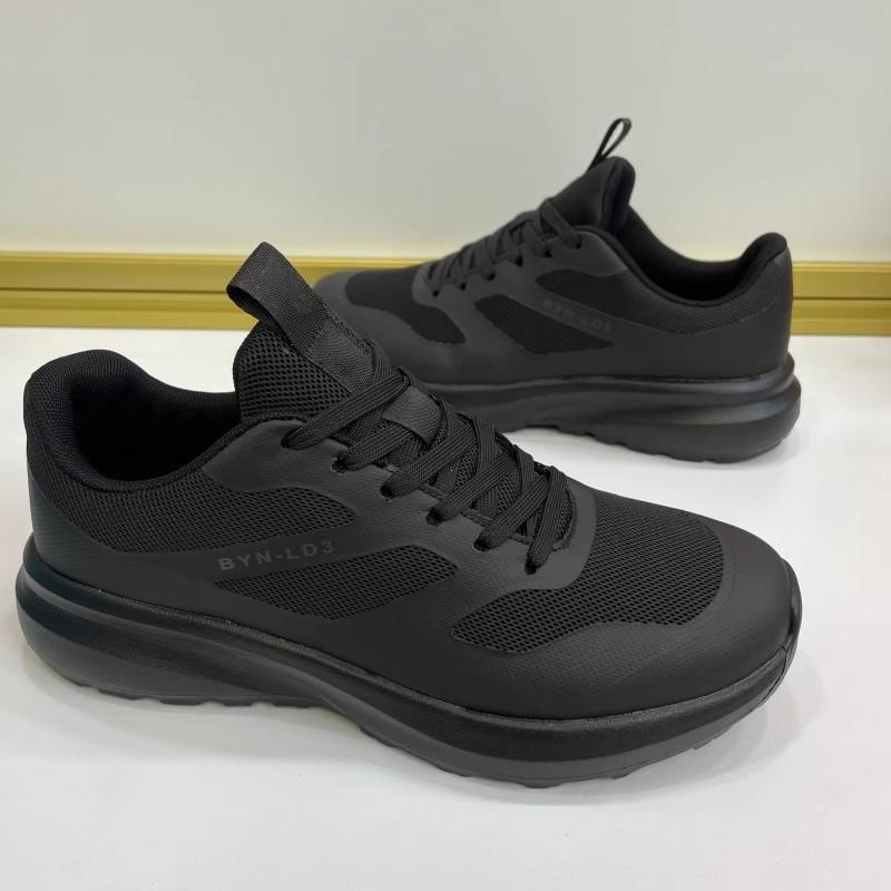 

New sports shoes men s breathable student running shoes outdoor sports hiking shoes men s black casual shoes 44
