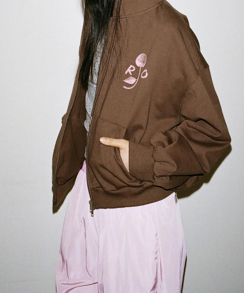 Royal Oak Cherry Hooded Zip-Up (Brown)