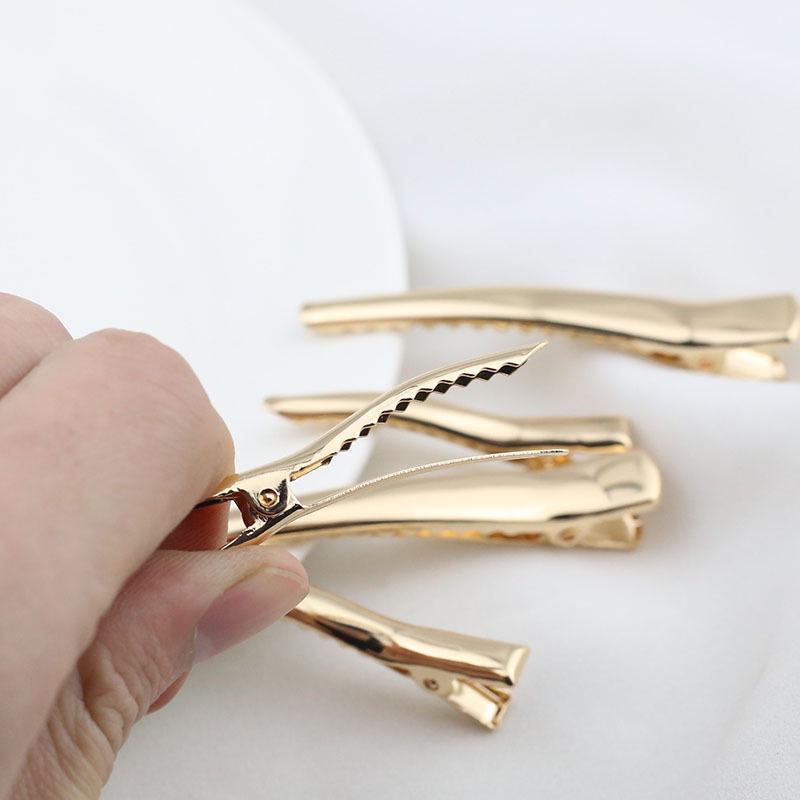 Color-Preserving 45-62mm Ancient Style Thickened Duckbill Clip DIY Hairpin Accessory