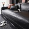 Leather Sofa Cushion Light Luxury Style Non-Slip Leather Sofa Seat Cushion Waterproof Urine Barrier Four-Season Sofa Towel