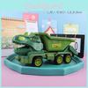 Dinosaur Van Prison And Digging Vehicle With Plastic Construction For Fun Child