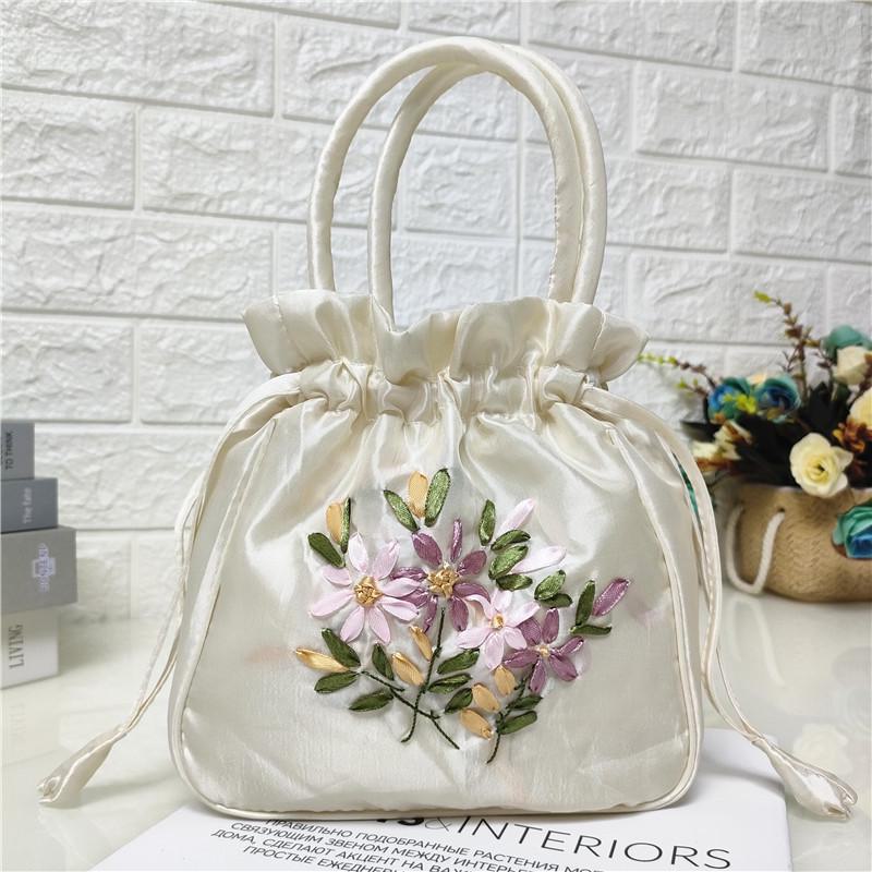 Embroidered Handcrafted Ethnic Handbag - Compact Shopping Bag for Mobile & Essentials