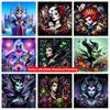 Evil Queen Maleficent Diamond Painting Full Diamond Handmade DIY Full Diamond Cartoon Living Room Wall Decoration Painting Kit