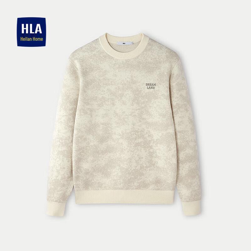 

HLA Men s Autumn 2025 Fashion Jacquard Pullover Knit Sweater M