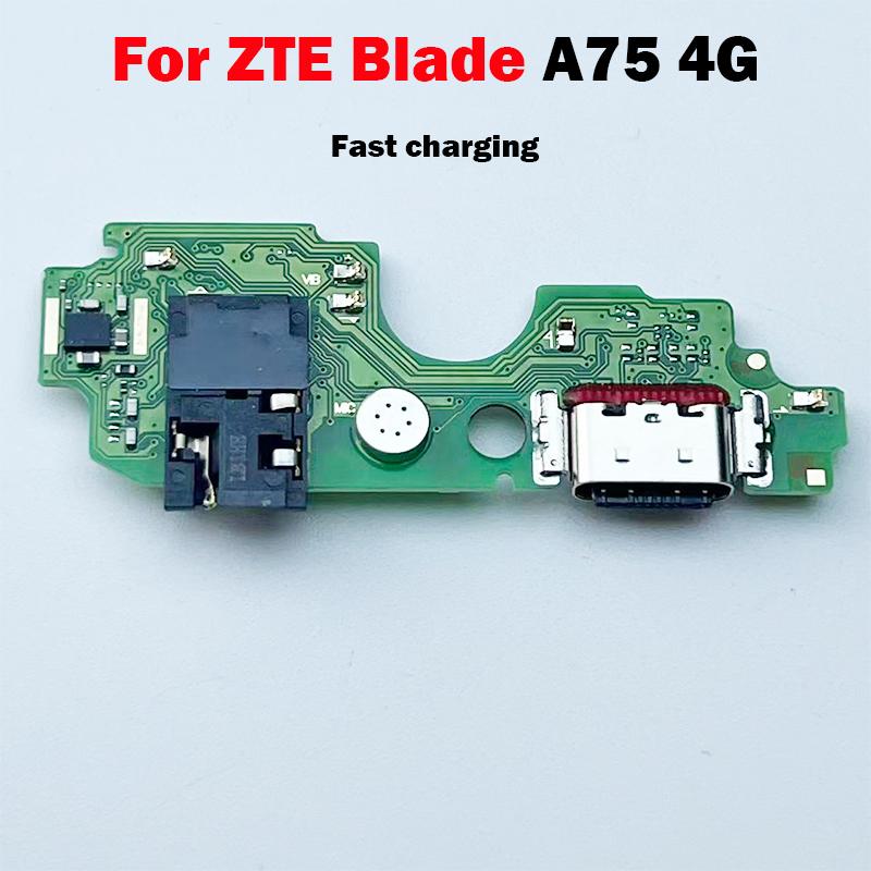 For ZTE Blade A75 4G USB Charging Port Dock Connector Board Charger Flex Cable