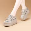 Hole model inner height increase women's 2026 summer new hollow two wear casual shoes