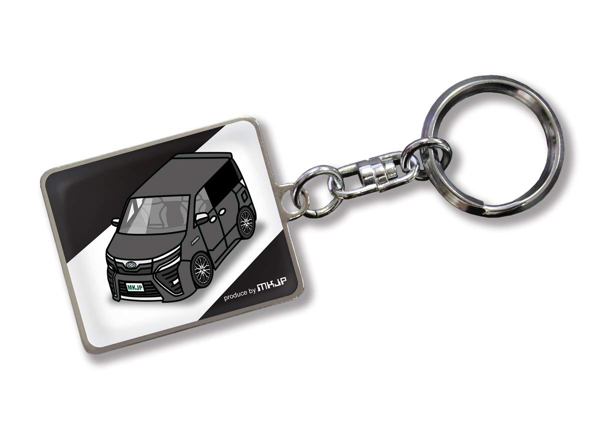 

Custom Key Chain Toyota Voxy Hybrid ZS Sparkle ZWR80 Base: Black, Black чёрный