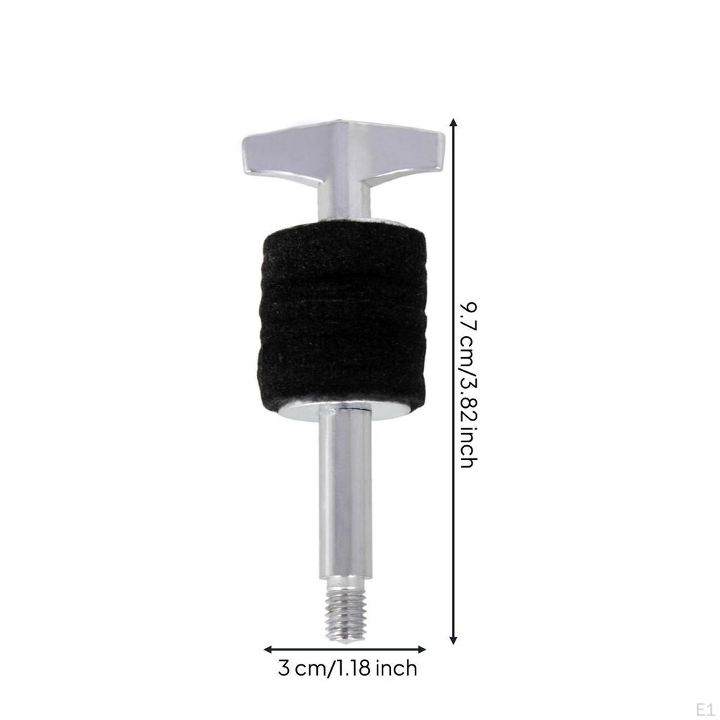 cymbals Stacker with Felt Sleeve Replacement Hanger Screw LShaped Drum Accessory for