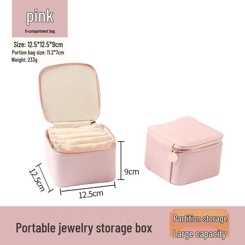 2025 Portable Jewelry Organizer: Travel Storage Bag for Earrings and Studs