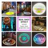 Custom Led HD Gobo Logo Projector Indoor Outdoor Ip67 Waterproof Rotating Advertising Image Projection Light For Floor Wedding
