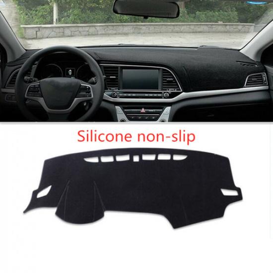 Черный коврик на панель приборов Dash Mat Sun Cover Pad для Hyundai Elantra 2017-