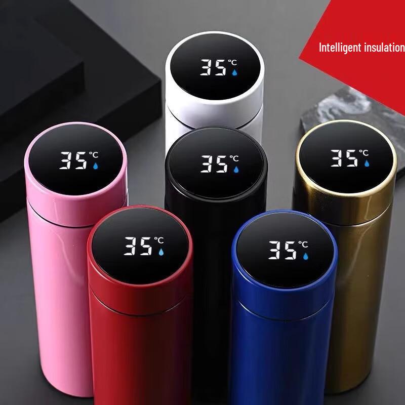 Woding Smart Portable Stainless Steel Vacuum Flask