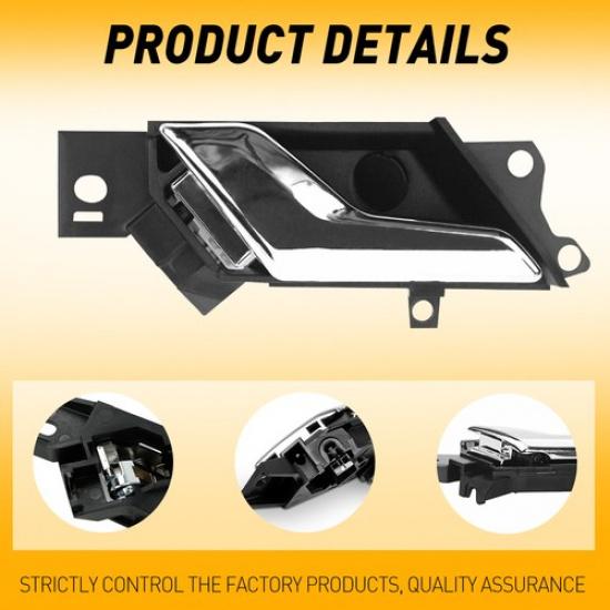 Left Front Rear ide Door Handle Fits 2012-2015 Captiva Sport 08-10 Saturn Vue