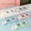 Multiple Purpose Cats and Dogs Double Bowl Automatic Water Feeding System Clear Visibility Bowl for Home and Travel