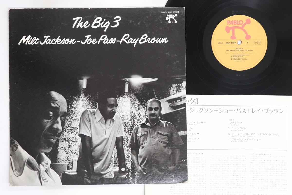 

LP Record MILT JACKSON, JOE PASS, RAY BROWN - Big 3 MW2169 PABLO 1976 Japan Jazz Used