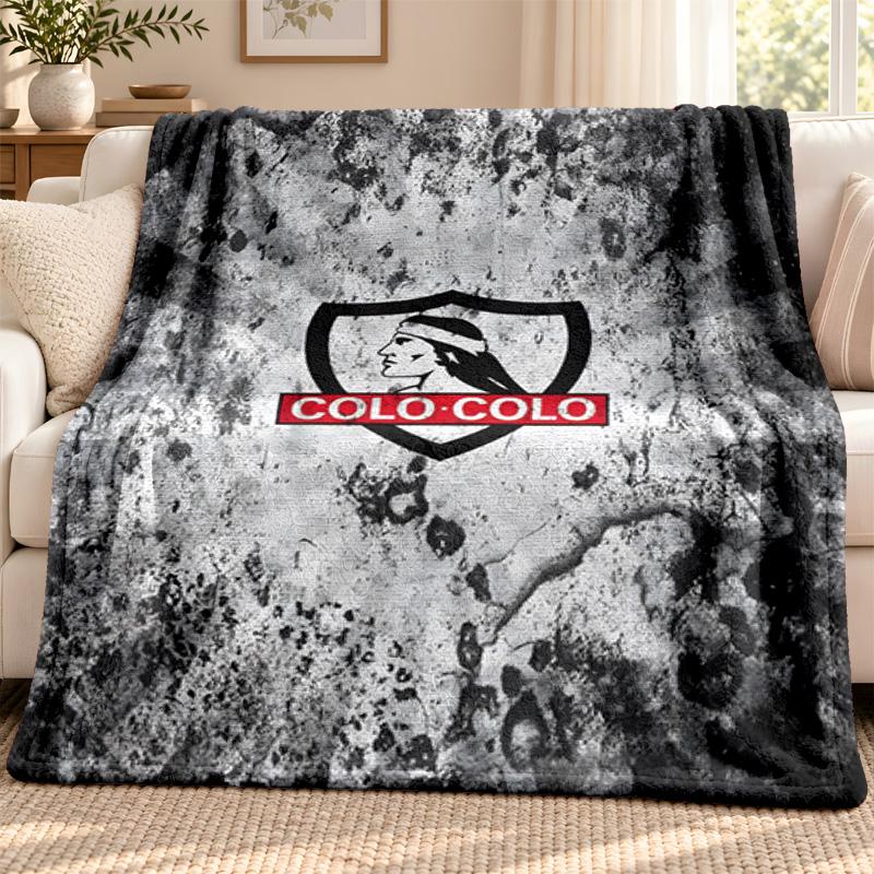Colo-colo blanket Flannel Blanket Soft Cozy Plush Throw for Sofa Bed Lightweight Home Decoration Outdoor camping