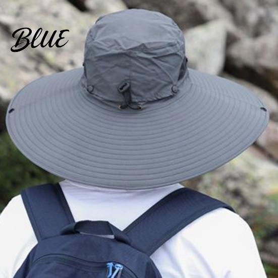 Outdoor Work Hat Sun for Men And Women  Breathable Wide Brim Fishing Lightweight Foldable Travel Hat  UV Protection Cap Camping Hiking