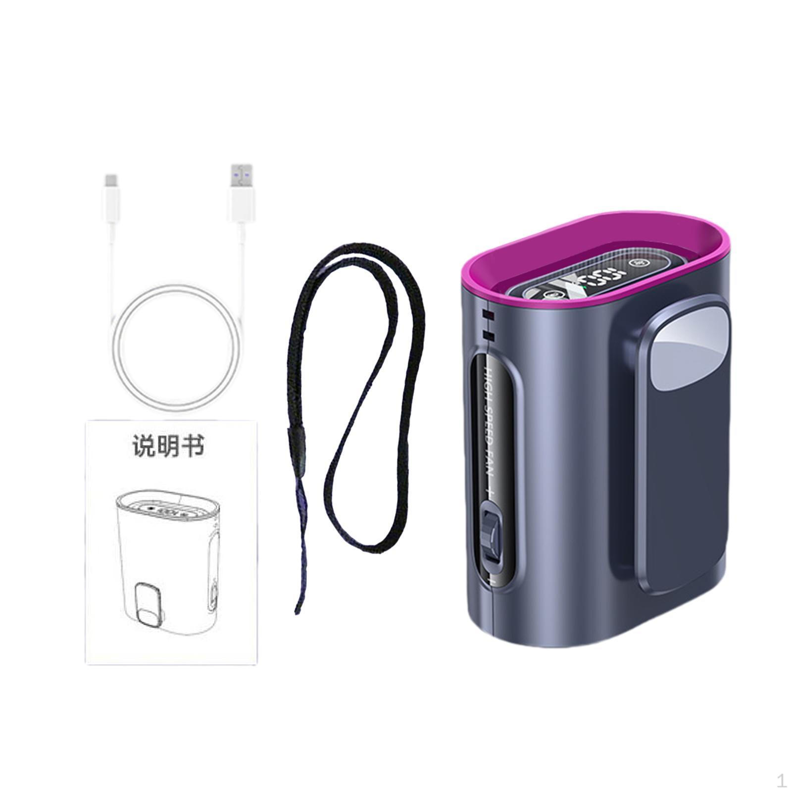 

Portable Fan Waist Clip Accessories Speed Adjustable Handheld Mini Air Conditioning for