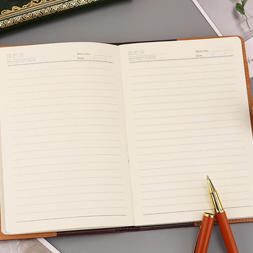 New A5 Retro Password Notebook With Lock Diary Book Student Notebook Vintage Notebook Sub-Password Lock Notebook Supplies