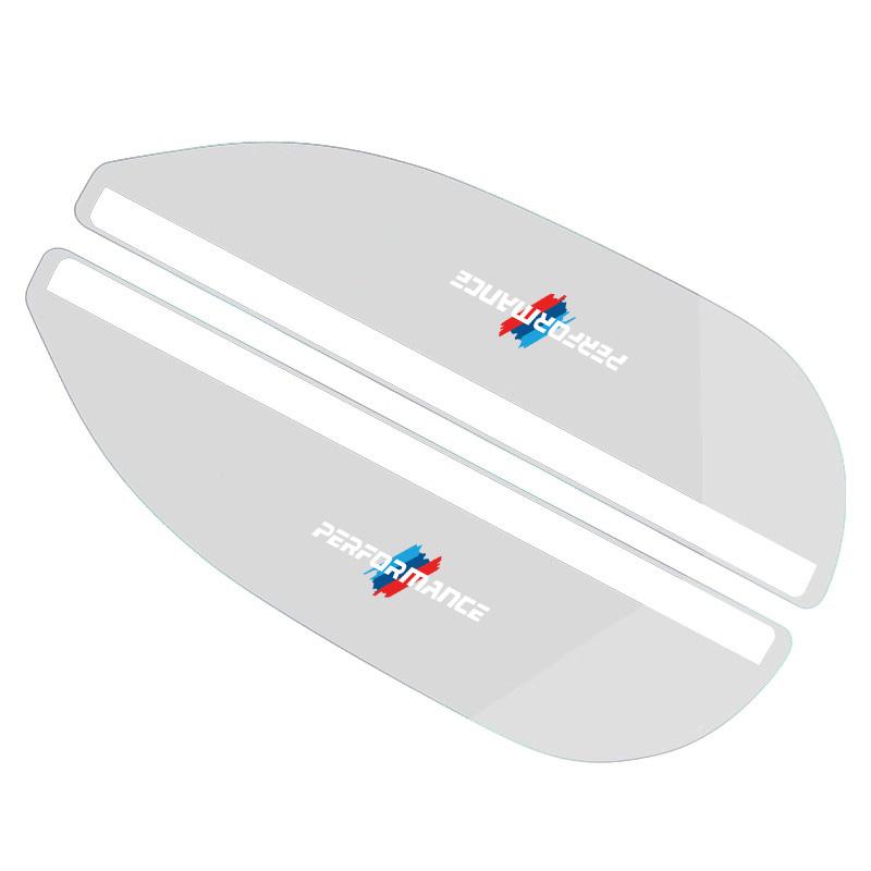 2Pcs Car Rearview Mirror Rain Eyebrow Rainproof Shield Sticker For BMW X1 X2 X3 X5 X4 X6 X7 G30 G20 G32 G11 G12 F40 F30 F20 F10 nlbr76