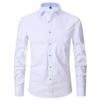 Men's Large-sized Checked Long-sleeved Shirt, Digital Printed Lapel Light Button Shirt For Men
