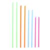 100 ks barevná plastová mini koktejlová brčka pro potřeby na oslavu drinků
